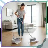 Bürste, Besen, Kehrschaufel am Stiel, Reinigungsset, weiß, Produktbild-Vorschau 11
