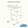 FLEXISPOT Gasfeder Höhenverstellbarer Schreibtisch 80×50 cm Produktbild-Vorschau 6