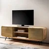 WOHNLING Lowboard Mango Massivholz 160x55x41 cm TV-Kommode Produktbild-Vorschau 1