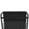 vidaXL Poggiatesta per sdraio nero 40 x 7,5 x 15 cm Anteprima dell’immagine prodotto 4