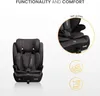 A product image of a car seat with inset images and text highlighting features. Produktbild-Vorschau