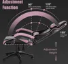 Chaise de jeu ergonomique - Coussin lombaire + appui-tête - Voir les images du produit 2