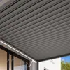 PRIMEYARD Pergola 3x3 m Aluminium-Pfosten mit Lamellendach Produktbild-Vorschau 8