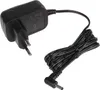 A black power adapter with a coiled cable and a European plug. Anteprima dell’immagine prodotto
