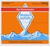The image shows the packaging of Bad Reichenhaller Marken Jod Salz, featuring a mountain landscape and product details. Náhled obrázku produktu