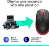Logitech M190 Maus kabellos schwarz, rot Produktbild-Vorschau 24