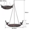 Esschert Design Hängende Vogeltränke 2 Vögel, Braun, 209 Produktbild-Vorschau 10