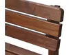 Close-up view of wooden slats of a bench. Produktbild-Vorschau