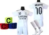 MBAPPE Fußball-Set, weißes T-Shirt, Shorts, Socken + Produktbild-Vorschau 1