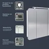FACKELMANN LED Spiegelschrank MILANO / Badschrank mit 3D Produktbild-Vorschau 3