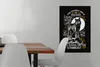 MuchoWow® - Leinwandbilder - Wolf - Retro - Briefe - Zitat, Produktbild-Vorschau 4