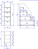 Cilek STUDIO BUNK BED Etagentreppe Weiß Produktbild-Vorschau 4