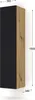 Wandschrank Duo 150 cm ARTISAN EICHE / SCHWARZ MATT - Produktbild-Vorschau 5