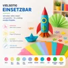 100x carta colorata - 140 g/m² - Carta per artigianato e Anteprima dell’immagine prodotto 2