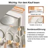 Türhaken ohne Bohren,Doppelte Reihe Türgarderobe, Produktbild-Vorschau 3