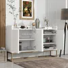 Commode INONEFT avec 4 portes, meuble de rangement avec Voir les images du produit 11