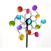 Windrad Gartenstecker Kreise H. 110cm D. 24cm bunt aus Produktbild-Vorschau 1