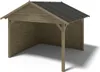 Pergola de jardin 4.04x4.04m avec panneaux - traité - Voir les images du produit 1