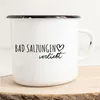 Huuraa Emaille Tasse Bad Salzungen  Geschenk Kaffeebecher Produktbild-Vorschau 1