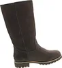 A single brown boot on a white background. Produktbild-Vorschau