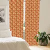 ABAKUHAUS Burnt orange Vorhänge, Gardinen, Retro Produktbild-Vorschau 5