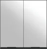 vidaXL Spiegelschrank Schwarz 64x20x67 cm Holzwerkstoff Produktbild-Vorschau 6