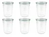 WECK 743- Sturzform-Glas mit Glasdeckel, 850 ml, klar, Produktbild-Vorschau 3