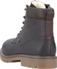 A close-up side view of a brown leather boot. Produktbild-Vorschau