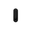 Intersteel Griffmuschel oval 120x40 mm Edelstahl/Schwarz Produktbild-Vorschau 1