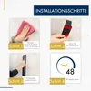 Štýlový vešiak na uteráky bez vŕtania čierny matný 48cm - Náhľad obrázku produktu 5