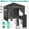 LZQ Pavillon pop-up 2,5 x 2,5 m Pavillon pliable pour Voir les images du produit 2