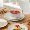 Kameninový jídelní servis, 24dílná sada nádobí, kombinovaný Náhled obrázku produktu 7