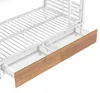 Etagenbett Metall MDF mit 4 LED Schubladen Ablage Produktbild-Vorschau 11