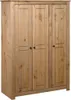 vidaXL Kleiderschrank 3-Türig 118×50×171,5 cm Kiefer Panama Produktbild-Vorschau 19