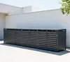 Westmann Metall Mülltonnenbox Kubus 7er 7x240 L Anthrazit Produktbild-Vorschau 2