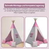 Tipi Zelt für Kinder | Spielzelt Kinder Indoor|Spielzelt Produktbild-Vorschau 5