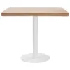 vidaXL Tavolo da bistrot marrone chiaro 80x80 cm MDF Anteprima dell’immagine prodotto 1