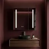 Armoire À Miroir Rea M1015-60 60X65 Led Blanc Voir les images du produit 4