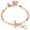 SWAROVSKI Damen Gliederarmband Bär Rosa TEDDY 5642978 Produktbild-Vorschau 5