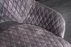 Design Sitzbank FRANCE 160cm Samt grau Ziersteppung Produktbild-Vorschau 6