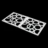 A white rectangular panel with a pattern of interconnected circles on a black background. Náhled obrázku produktu
