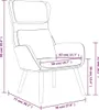 vidaXL Poltrona relax in velluto blu Anteprima dell’immagine prodotto 9