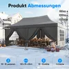 Quictent Pavillon 3x6m Faltpavillon Wasserdicht Stabil mit Produktbild-Vorschau 5
