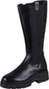 A black knee-high boot on a white background. Voir les images du produit