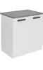 Belini Unterschrank Küche, Spülenunterschrank 80 cm Breite. Produktbild-Vorschau 1