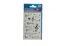 A sheet of music note stickers on a white background. Voir les images du produit