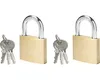 Vorhängeschloss Messing 40 mm 2er Pack Produktbild-Vorschau 1