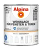 Alpina Weißlack für Fenster & Türen seidenmatt weiß 2 l Produktbild-Vorschau 1