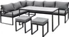 home24 Gartensitzgruppe - 5-teilig - Stahl / Polyester - Produktbild-Vorschau 10