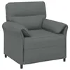 vidaXL Sofa Set 2 stk. Dunkelgrau Stoff Produktbild-Vorschau 3